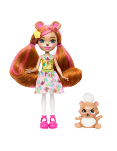 Enchantimals Muñeca Con Mascota de Oso Biloxie Bear