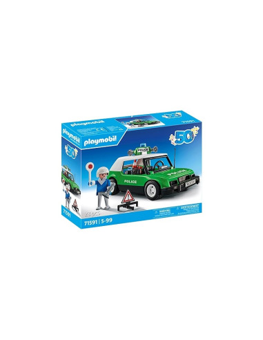 PLAYMOBIL 71591 - Coche policía clásico