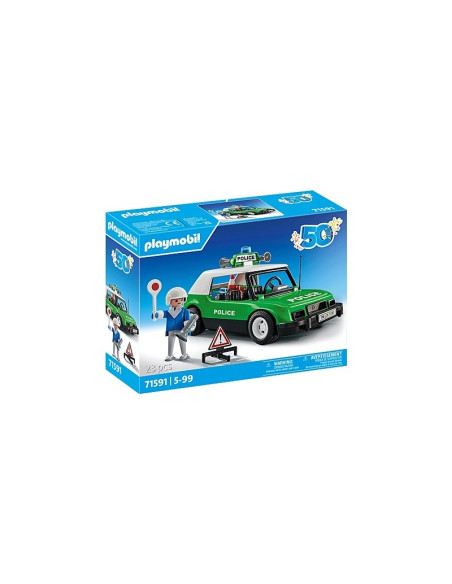 PLAYMOBIL 71591 - Coche policía clásico