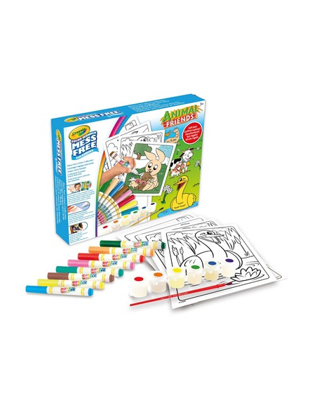 Colorea sin Manchas Color Wonder Super Set Amigos de la Granja Crayola