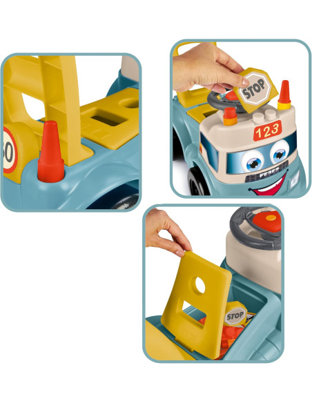 Motofeber Casual Blocks, Correpasillo de Empuje y Andador, Juego 3 en 1