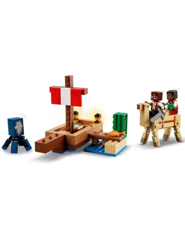 LEGO Minecraft El Viaje en el Barco Pirata