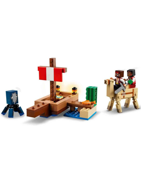LEGO Minecraft El Viaje en el Barco Pirata