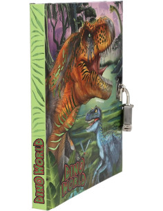 Dino World-Agenda con Cerradura 2