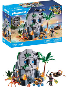 Playmobil Isla Calavera con Tesoro y Cañones