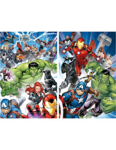 Puzzles de cartón con 2 de 100 Piezas | Avengers, Marvel. 2