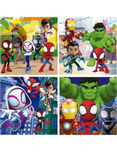 Maleta Spidey | Set de 4 Puzzles Infantiles progresivos... 2