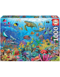 Puzzle 1000 piezas Tortugas En El Paraíso