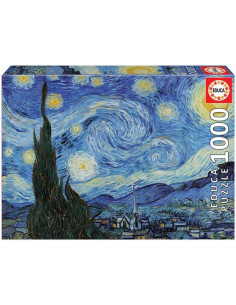 Puzzle de 1000 Piezas para Adultos | La Noche Estrellada,...