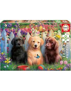 Puzzle Infantil de 100 Piezas con Unos Perritos Muy...