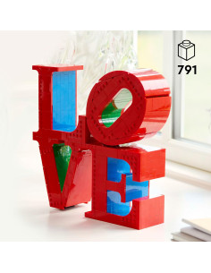 LEGO Art Love Maqueta 3D 2