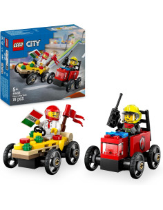 LEGO City Pack de Coches de Carreras: Pizza vs. Camión de...
