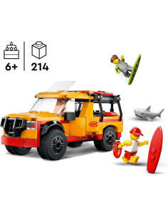 LEGO City Furgoneta de Rescate del Socorrista y Tiburón 2