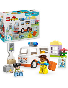 LEGO Duplo Mi Ciudad Ambulancia y Conductor de Juguete