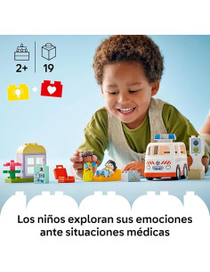 LEGO Duplo Mi Ciudad Ambulancia y Conductor de Juguete 2