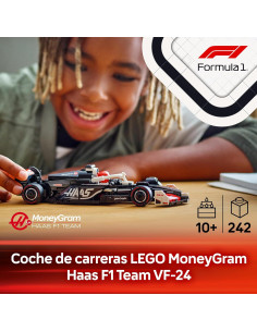LEGO Speed Champions Coche de Carreras MoneyGram Haas F1... 2