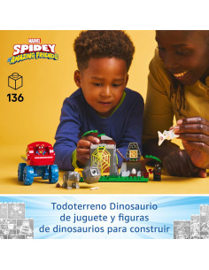 LEGO Marvel Todoterreno Dinosaurio y Equipo Spidey al... 2
