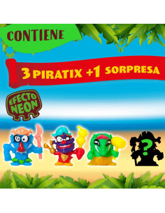 Piratix Adventure World Serie Crazy Jungle, Pack de 4 -... 2