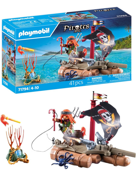 Playmobil Bote Pirata Con Tesoro