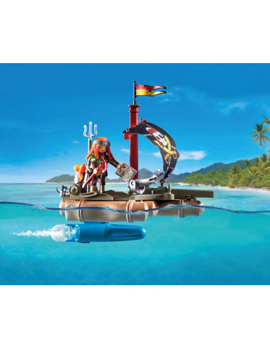 Playmobil Bote Pirata Con Tesoro