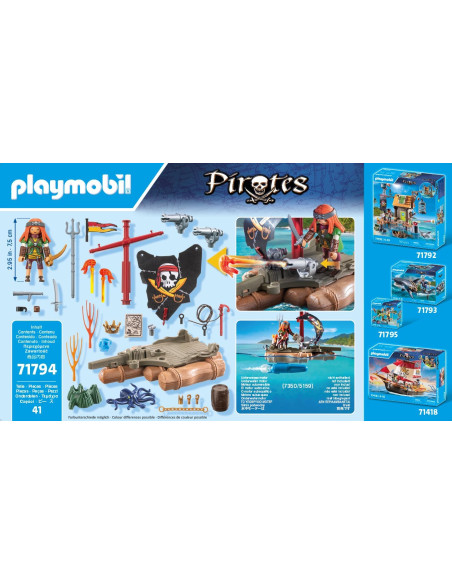 Playmobil Bote Pirata Con Tesoro