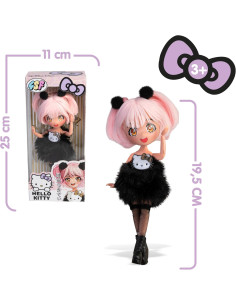 Hello Kitty Manga Doll Golden Diva, Muñeca Fashion... 2