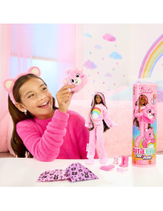 Barbie Cutie Reveal Care Bears - Oso Amoroso Rosa 2