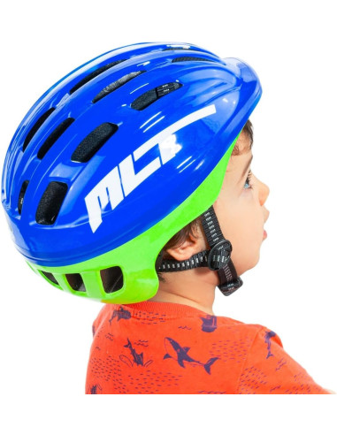 Casco Azul Infantil para Niños Bicicleta