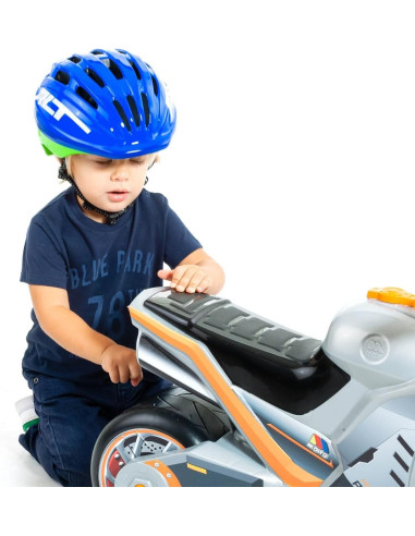 Casco Azul Infantil para Niños Bicicleta