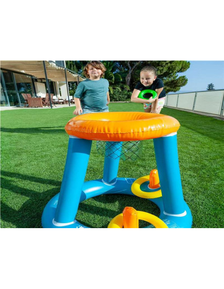 Juego de Baloncesto Inflable para Piscina y Jardín