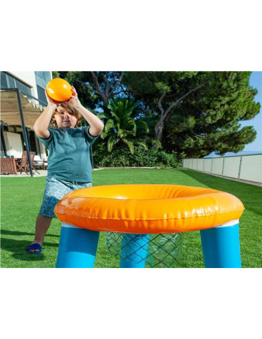 Juego de Baloncesto Inflable para Piscina y Jardín
