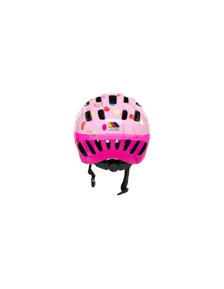 Set Casco + Protecciones Rosa