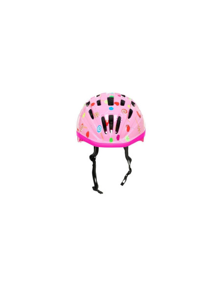 Set Casco + Protecciones Rosa
