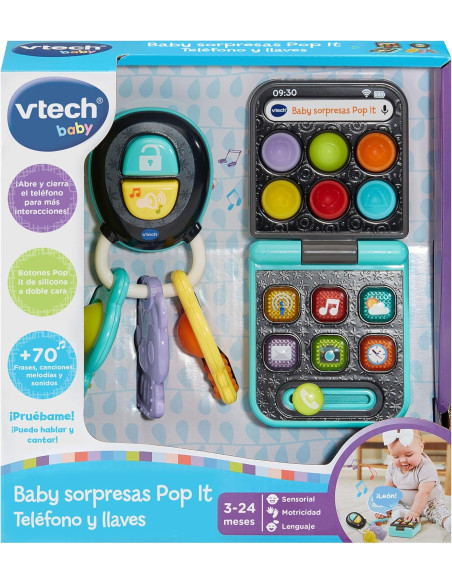 Baby sorpresas Pop It Teléfono y Llaves