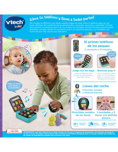 Baby sorpresas Pop It Teléfono y Llaves