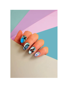 Set Uñas Arcoiris 2