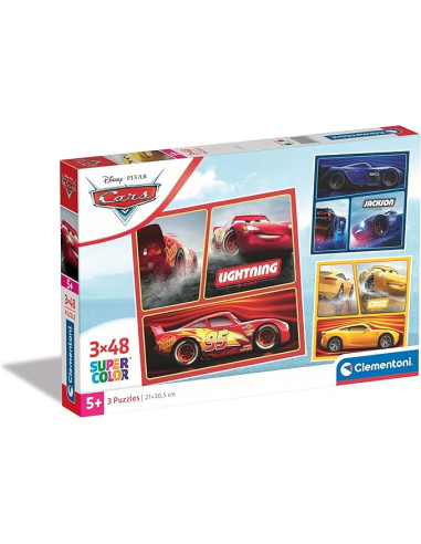Puzzle 3x48 Piezas Disney Cars