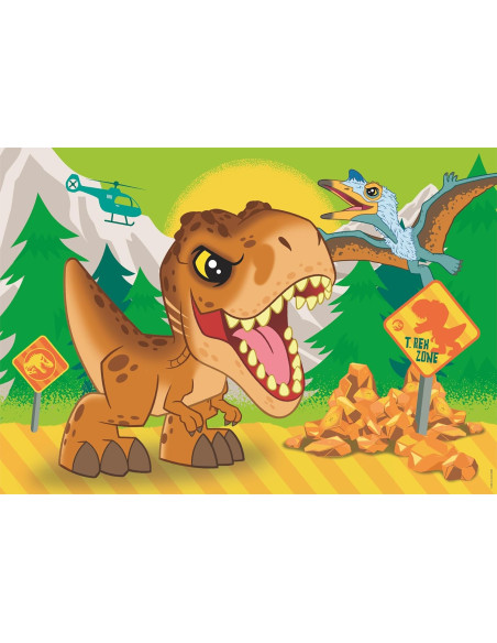 Jurassic World 2 Supercolor Puzzles Infantiles De 20 Piezas