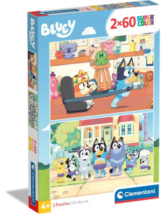 Puzzle Bluey - 2 x 60 piezas
