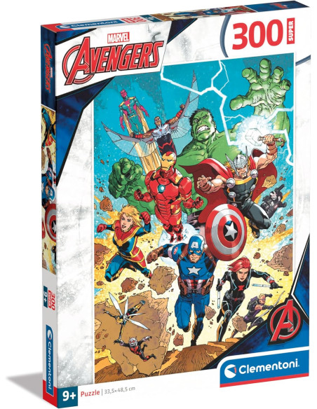 Marvel The Avengers Supercolor Puzzle Infantil De 300 Piezas