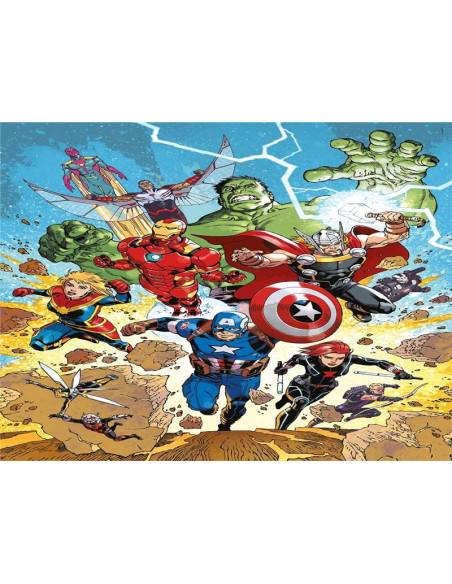 Marvel The Avengers Supercolor Puzzle Infantil De 300 Piezas