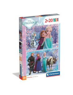 Puzzle Frozen - 2x20 piezas