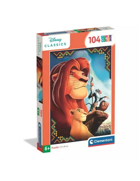 Puzzle 104 Super Kolor The Lion King Clementoni