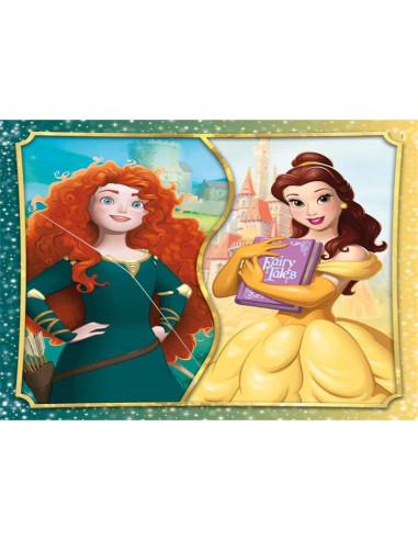 Puzzle Disney Princesas - 3x48 piezas
