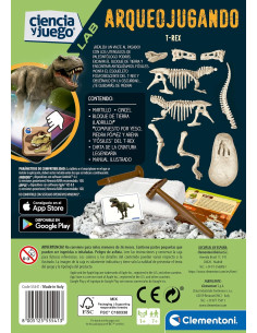 Arqueojugando T-Rex fosforescente Juego de Ciencias 2