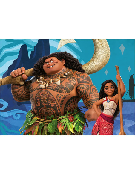 Puzzles 2 x 48 Piezas de Vaiana 2