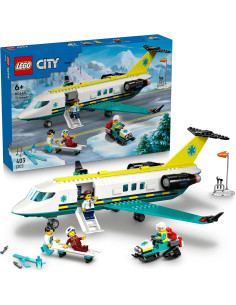 LEGO City Ambulancia Aérea de Emergencia - Juego Médico...