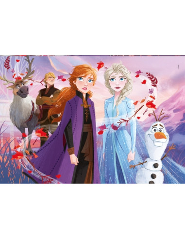 Disney Frozen 2 - 3x48 piezas - Supercolor Puzzle