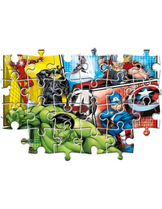 Puzzles Infantiles De 2x60 Piezas Avengers 2