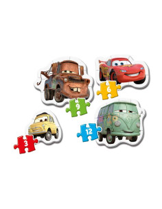 Disney Cars - 3+6+9+12 piezas - My First Puzzle 2